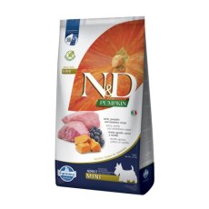 Farmina N&D Pumpkin Line Adult Mini Lamb & Blueberry Grain free / Сухой Беззерновой корм Фармина для взрослых собак Мелких пород Ягненок с Черникой и Тыквой