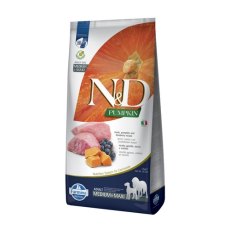 Farmina N&D Pumpkin Line Adult Medium & Maxi Lamb & Blueberry Grain free / Сухой Беззерновой корм Фармина для взрослых собак Средних и Крупных пород Ягненок с Черникой и Тыквой
