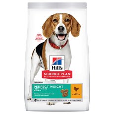 Hills Science Plan Adult Perfect Weight / Сухой корм Хиллс для собак Средних пород для поддержания оптимального веса Курица