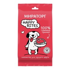 Мираторг / Лакомство сушеное для собак 100% говяжья Трахея