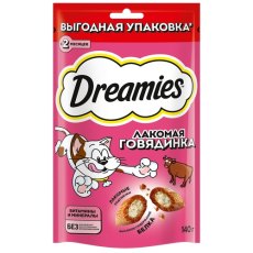 Dreamies / Лакомство Дримис для кошек Подушечки с Говядиной