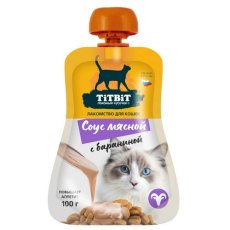 Titbit / Лакомство Титбит для кошек Соус мясной с Бараниной
