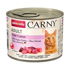 Animonda Carny Adult / Консервы Анимонда для кошек с Индейкой и Ягненком (цена за упаковку)