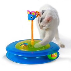 Petstages / Игрушка Петстейджес для кошек Трек с 2 мячиками