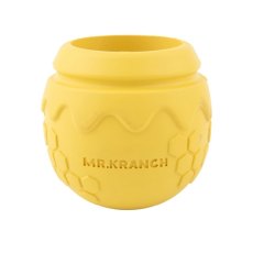 Mr.Kranch / Игрушка Мистер Кранч для собак Горшочек меда с ароматом сливок желтая