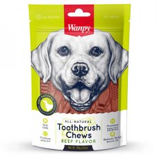 Wanpy Toothbrush Chews Beef flavor / Лакомство Ванпи для собак Зубные щетки со вкусом Говядины