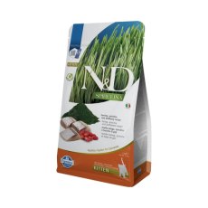 Farmina Kitten N&D Spirulina Herring & Wolfberry / Сухой корм Фармина для Котят Сельдь и ягоды годжи