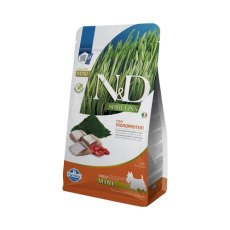 Farmina N&D GF Spirulina Herring & Wolfberry Adult Mini / Сухой корм Фармина для взрослых собак Мелких пород Сельдь и ягоды годжи