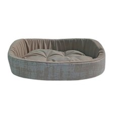Homepet Indigo steel / Диванчик Хоумпет для домашних животных Нежно-голубой с золотом