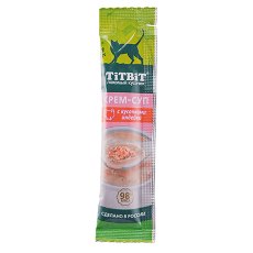 Titbit Лакомый кусочек / Лакомство Титбит для кошек Крем-суп с кусочками Индейки (цена за упаковку)