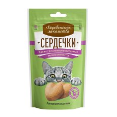 Деревенские лакомства / Сердечки для кошек Баланс жизненнонеобходимых Микроэлементов