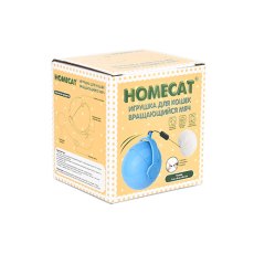 Homecat / Игрушка Хоумкэт для кошек вращающийся мяч на батарейках АААх2шт не входят в комплект