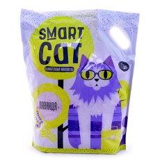 Smart Cat / Наполнитель Смарт Кэт для кошек Силикагелевый аромат Лаванды