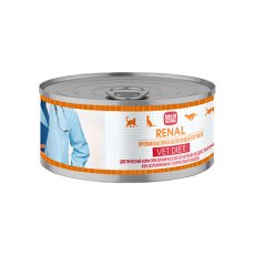 Solid Natura Vet Diet Renal / Ветеринарный влажный корм (консервы) Солид Натура для кошек при хронической Почечной недостаточности (цена за упаковку)