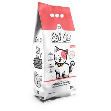 Soft Cat Unscented / Комкующийся наполнитель Софт Кэт для кошачьего туалета Без запаха