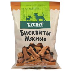Titbit / Лакомство Титбит Печенье для собак Бисквиты Мясные