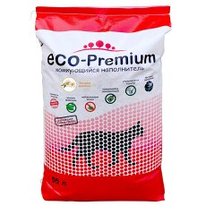 Eco Premium Ромашка / Наполнитель Эко Премиум для кошачьего туалета Древесный Комкующийся с ароматом Ромашки