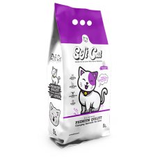 Soft Cat Lavender Scented / Комкующийся наполнитель Софт Кэт для кошачьего туалета с ароматом Лаванды