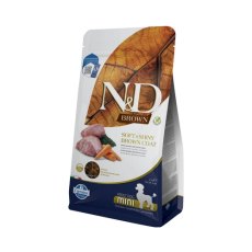 Farmina N&D GF Brown Lamb Spirulina & Carrot Adult Mini / Сухой корм Фармина для взрослых собак Мелких пород Ягненок и морковь