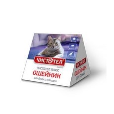 Чистотел Плюс / Ошейник для кошек от Блох и Клещей Домик