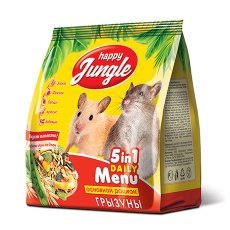 Happy Jungle 5in1 Daily Menu / Корм Хеппи Джангл для грызунов Универсальный