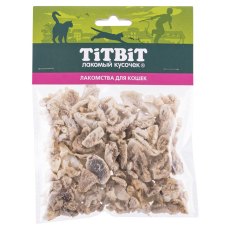 Titbit Dental+ Лакомый кусочек / Лакомство Титбит для кошек Легкое Говяжье для Чистки зубов и поощрения