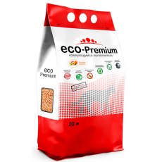 Eco Premium Персик / Наполнитель Эко Премиум для кошачьего туалета Древесный Комкующийся с ароматом Персика
