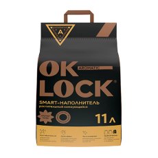 Ok-Lock КОФЕ / Наполнитель Ок-Лок растительный комкующийся