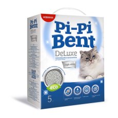 Pi-Pi Bent DeLuxe Magic White / Наполнитель ПиПиБент для кошачьего туалета Комкующийся