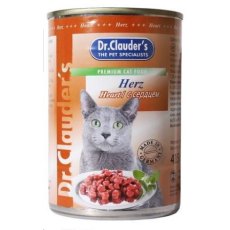 Dr.Clauder's / Консервы Доктор Клаудерс для кошек Кусочки в соусе с Сердцем (цена за упаковку)