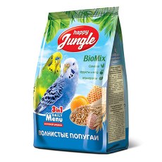 Happy Jungle 3in1 Daily Menu / Корм Хеппи Джангл для Волнистых попугаев