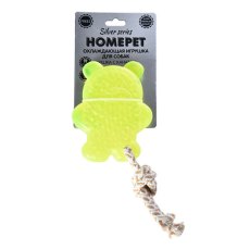 Homepet Silver Series / Игрушка Хоумпет для собак Охлаждающая Мишка с канатом
