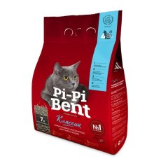 Pi-Pi-Bent Classic / Наполнитель для кошачьего туалета ПиПиБент Классик Комкующийся