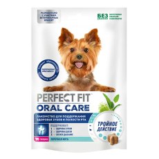 Perfect Fit Dog Oral Care / Лакомство Перфект Фит для собак с Говядиной и перечной мятой (цена за упаковку)