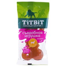 Titbit / Лакомство Титбит для собак Съедобная игрушка Косточка с ягненком Standart
