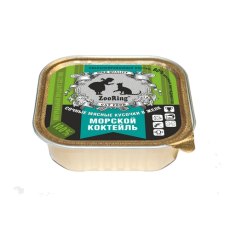 Zooring / Консервы Зооринг для кошек кусочки в желе Морской коктейль (цена за упаковку)