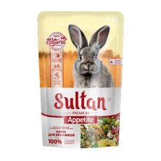 Sultan Appetite Premium / Полнорационный сухой корм Султан для кроликов