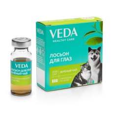 Veda Фитоэлита "Зеленый чай"/ Зоогигиеническое средство Веда для глаз Лосьон