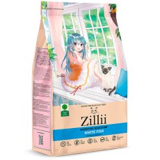 Zillii Sensitive Digestion White Fish / Сухой корм Зилли для кошек с Чувствительным пищеварением Белая рыба