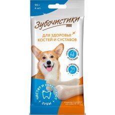 Зубочистики Лакомство для собак 10 - 25 кг для Здоровья костей и суставов с Кальцием