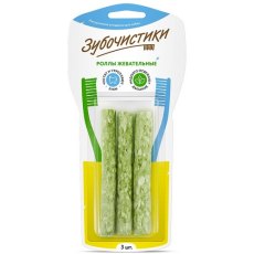 Зубочистики Классические Лакомство для собак Роллы жевательные