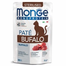 Monge Cat Monoprotein / Консервы Монж Монопротеиновые для стерилизованных кошек из Буйвола (цена за упаковку)
