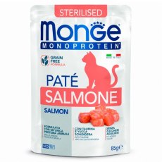 Monge Cat Monoprotein / Консервы Монж Монопротеиновые для стерилизованных кошек из Лосося (цена за упаковку)