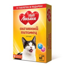 Multi Лакомки / Витаминное лакомство Мульти Лакомки для кошек Активный питомец