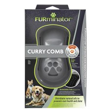 FURminator Curry Comb / Расческа Фурминатор Резиновая зубцы 5 мм