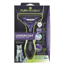 FURminator M/L Medium/Large Cat Short Hair / Фурминатор для кошек Средних и Крупных пород с Короткой шерстью