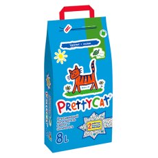PrettyCat Naturel цеолит + силикагель / Наполнитель для кошачьего туалета ПриттиКэт Впитывающий с ароматом Алоэ Вера