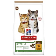 Hills Science Plan Kitten No Grain Chicken / Сухой Беззлаковый корм Хиллс для Котят Курица