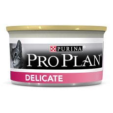 Purina Pro Plan Cat Delicate Turkey / Консервы ПРО ПЛАН для взрослых кошек при чувствительном пищеварении с индейкой (цена за упаковку)