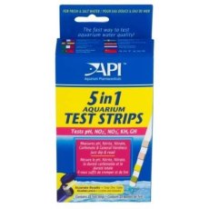 Api 5in1 Aquarium Test Strips / Тест-полоски Апи для экспресс тестов Аквариумной воды